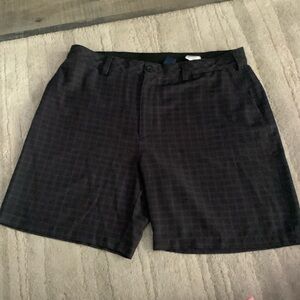 Men’s Reebok Golf Short Black Gray striped size 46